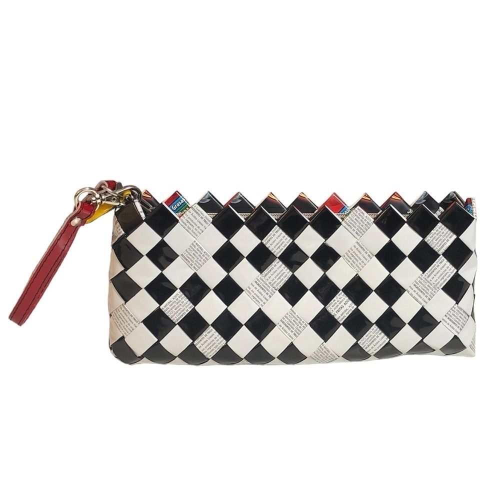 Upcycled Eco Friendly Wristlet Made from Recycled Food/Candy Wrapper Nah…